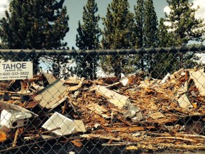 The pile of debris. Photo/Provided