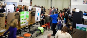 Bijou first-graders show off their science experiments Nov. 14.