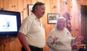 Tom and Cheryl Millham talk about caring for wildlife and their future plans. Photo/LTN