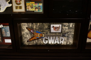 GWAR items at the Hard Rock.