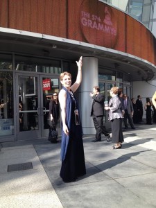 Anne Roos at first Grammy's is a winner. Photo/Provided
