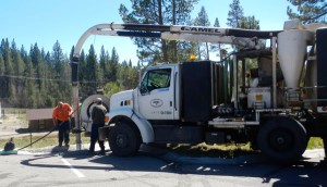 South Tahoe PUD's hydorvac truck is nearly 20 years old. Photo/LTN