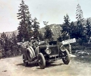 Early days of the summit. Photo/Lake Tahoe Historical Socieety