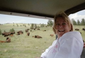 Mary Karst uses a guide company in South Dakota's Custer State Park to see bison. Photo/LTN