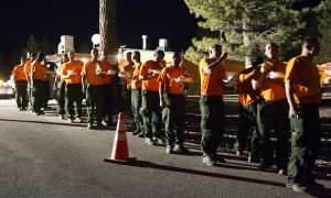 Inmate crews were used on the Washington Fire near Markleeville this summer. Photo/Carolyn E. Wright/Copyright