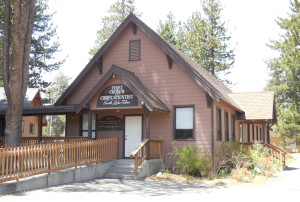 A reading room was added at left, and South Lake Tahoe Fire Station #3 is just to the right of this photo. Photo/Bill Kingman