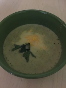 cream of broccoli soup