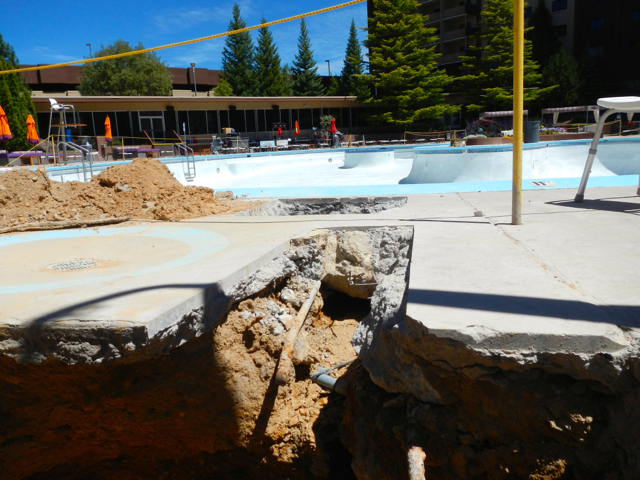 The pool at the Hard Rock is an issue still to be resolved. Photo/LTN file