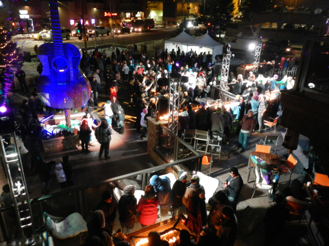 Lake Tahoe Hard Rock introduced outdoor music on New Year's Eve. Photo/LTN