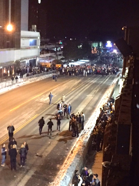 Crowds are minimal in Stateline for New Year's Eve 2015. 