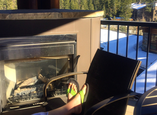 Relaxation is dominant feature of staying at the Northstar Lodge. Photo/Susan Wood