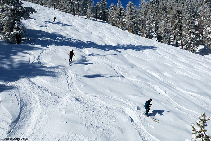 More powder days are in Heavenly's near future -- as well as all Tahoe resorts. Photo Copyright 2016 Carolyn E. Wright