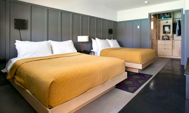 Rooms are the Coachman  Hotel come with king or queen beds. Photo/Matt Bol