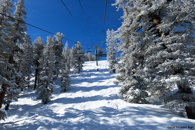 Heavenly and all Tahoe area resorts are having their best season in years.  Photo Copyright 2016 Carolyn E. Wright