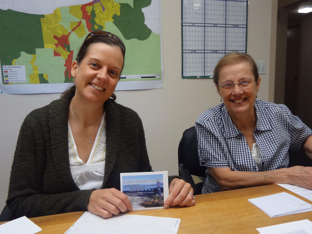 Hilary Roverud, left, knows it will be hard to replace Judy Finn. Photo/Provided