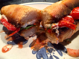 caprese sandwich