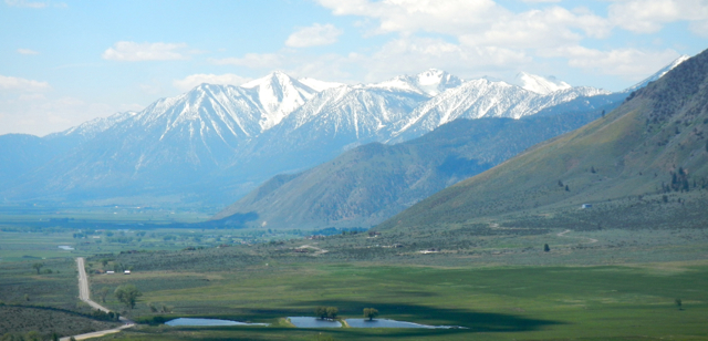 Dropping in elevation means being able to see the mountains instead being immersed in them. Photo/Kathryn Reed