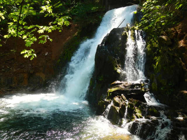 The Park Creek Waterfall near Jenkinson Lake is raging. Photo/Kathryn Reed