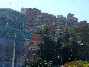 Poverty runs rampant in Rio.