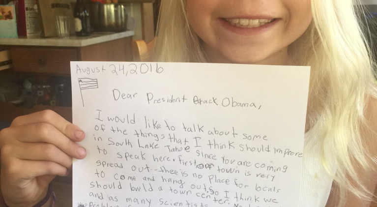 Letter: 5th-grader’s letter to President Obama