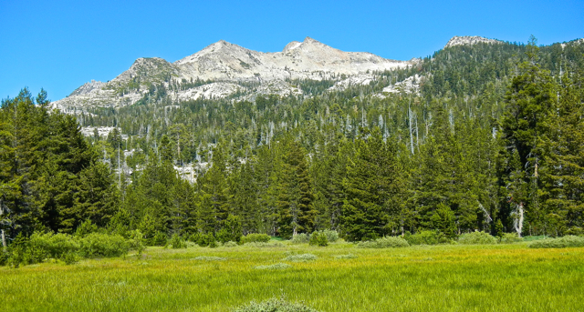 Pyramid Peak is a constant landmark during the hike. Photo/Kathryn Reed