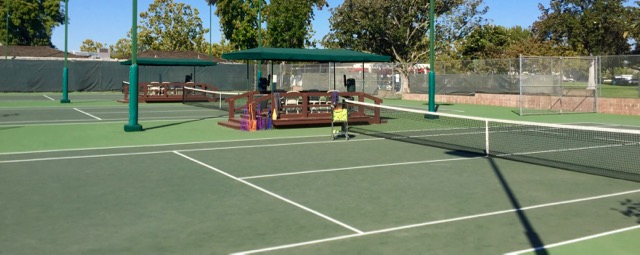 A variety of tennis programs are available at Silverado. Photo/Kathryn Reed