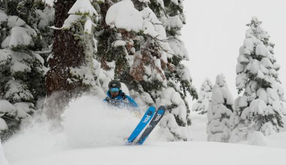 Jonny Moseley, a 1998 Olympic gold medal freestyle skier and part time Squaw Valley, Calif., resident, narrates and is a featured athlete in the Warren Miller film, "Here, There and Everywhere," screening Nov. 19 at the Reno Ballroom. (Photo: Hank de Vre/Warren Miller Entertainment)