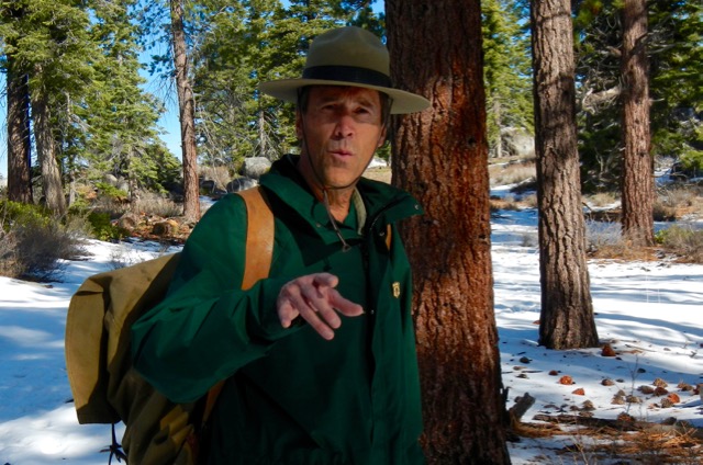 Steve Hale as Stephen Mather, the first director of the National Park Service. Photo/Kathryn Reed