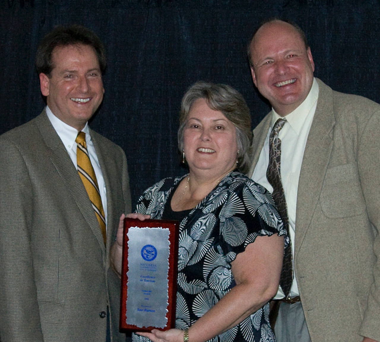 Brian Krolicki, Sue Barton and Larry Friedman