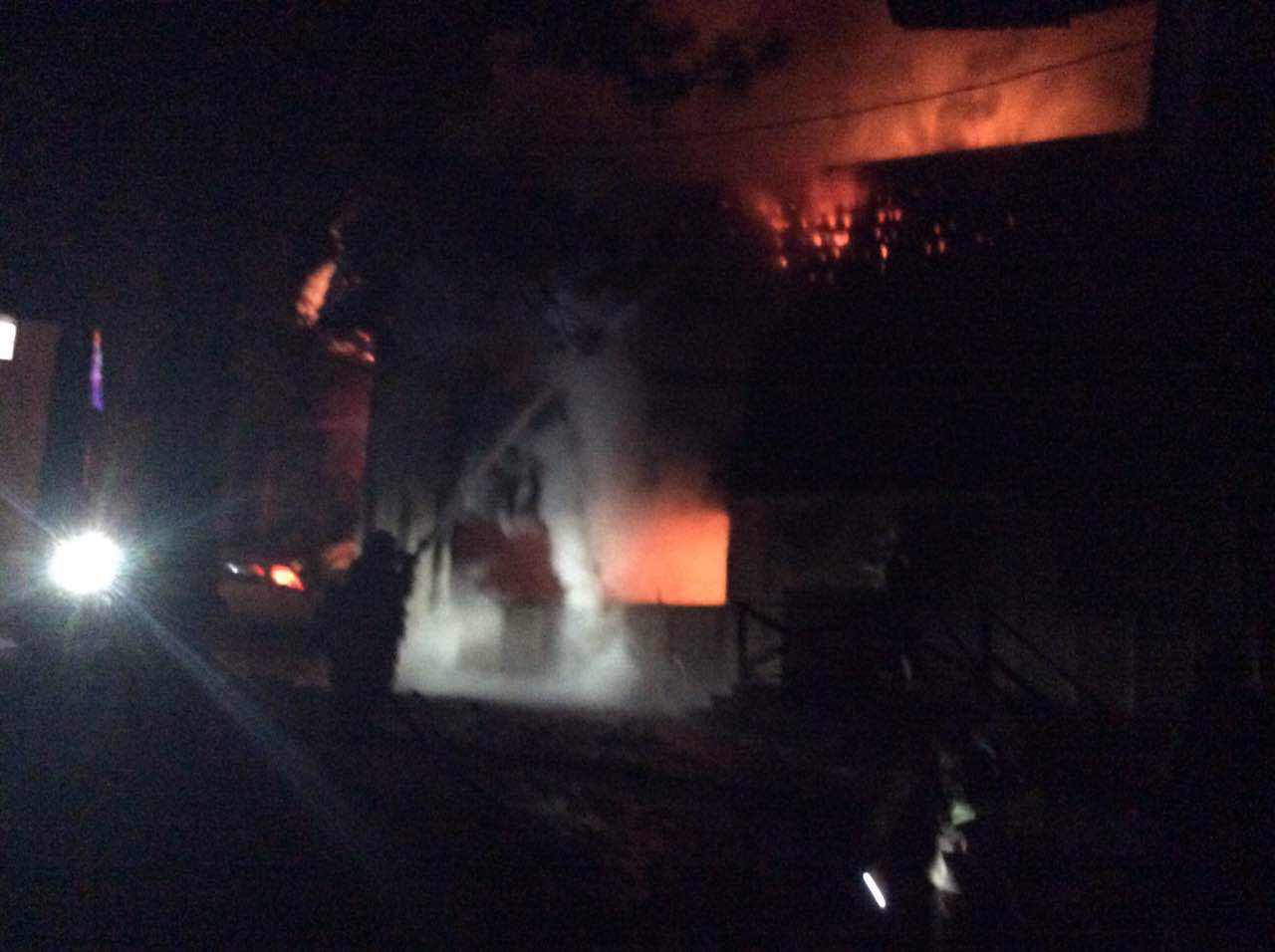 A duplex in Round Hill is destroyed by fire on Dec. 31. Photo/Provided