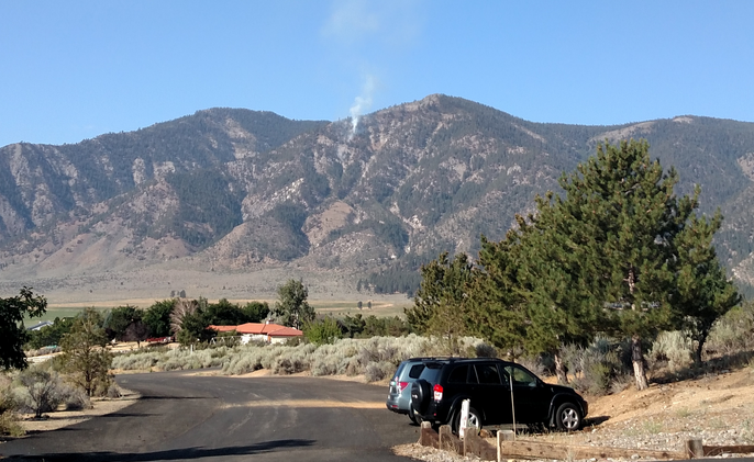 Genoa Peak Fire at 5% containment