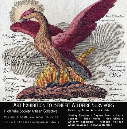 Tahoe Activist Artists’ exhibition to benefit wildfire survivors