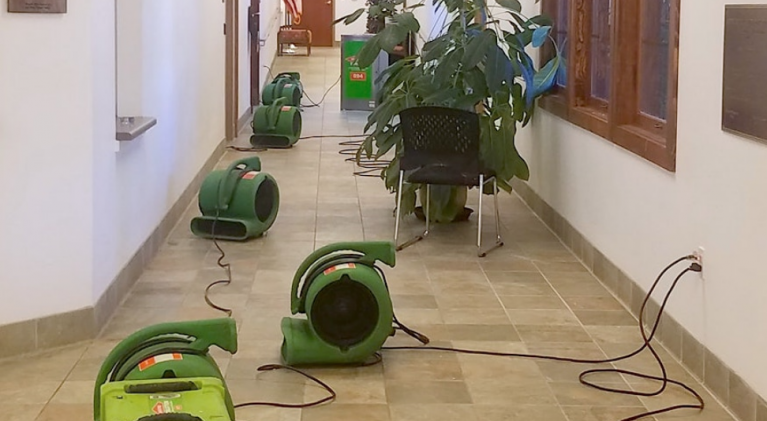 Water damages Alpine County offices