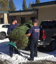 LVFPD, Thran’s partner to bring trees to needy