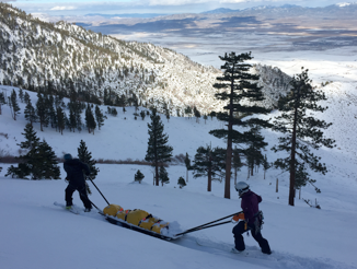 Man spends night outside after skiing out of bounds