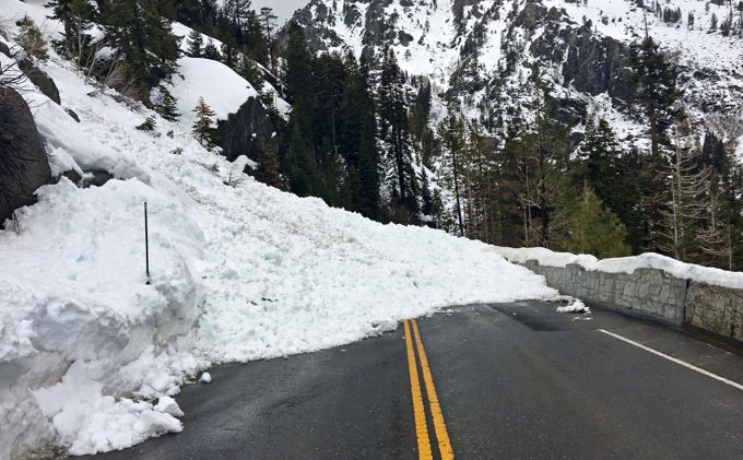 Slide closes Emerald Bay; Caltrans issues warnings