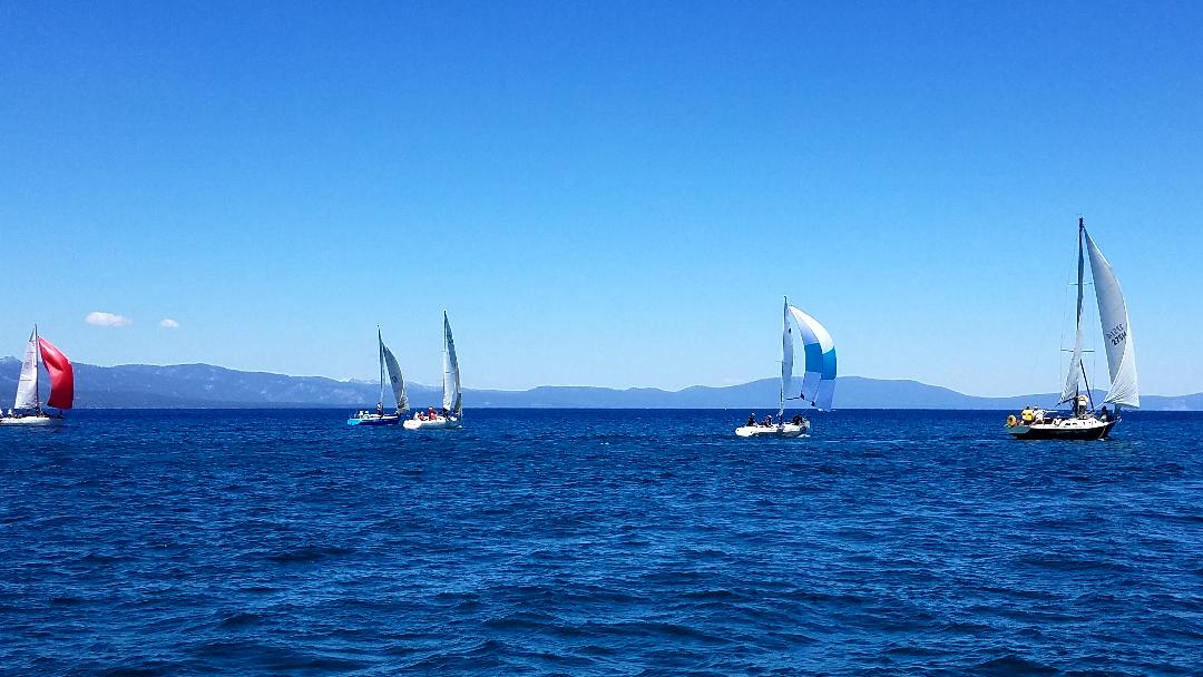 sailboat racing lake tahoe